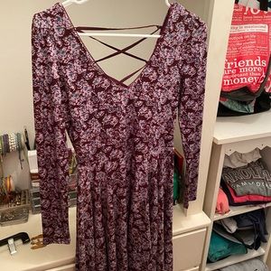 Urban Outfitters Floral Lace Up Dress